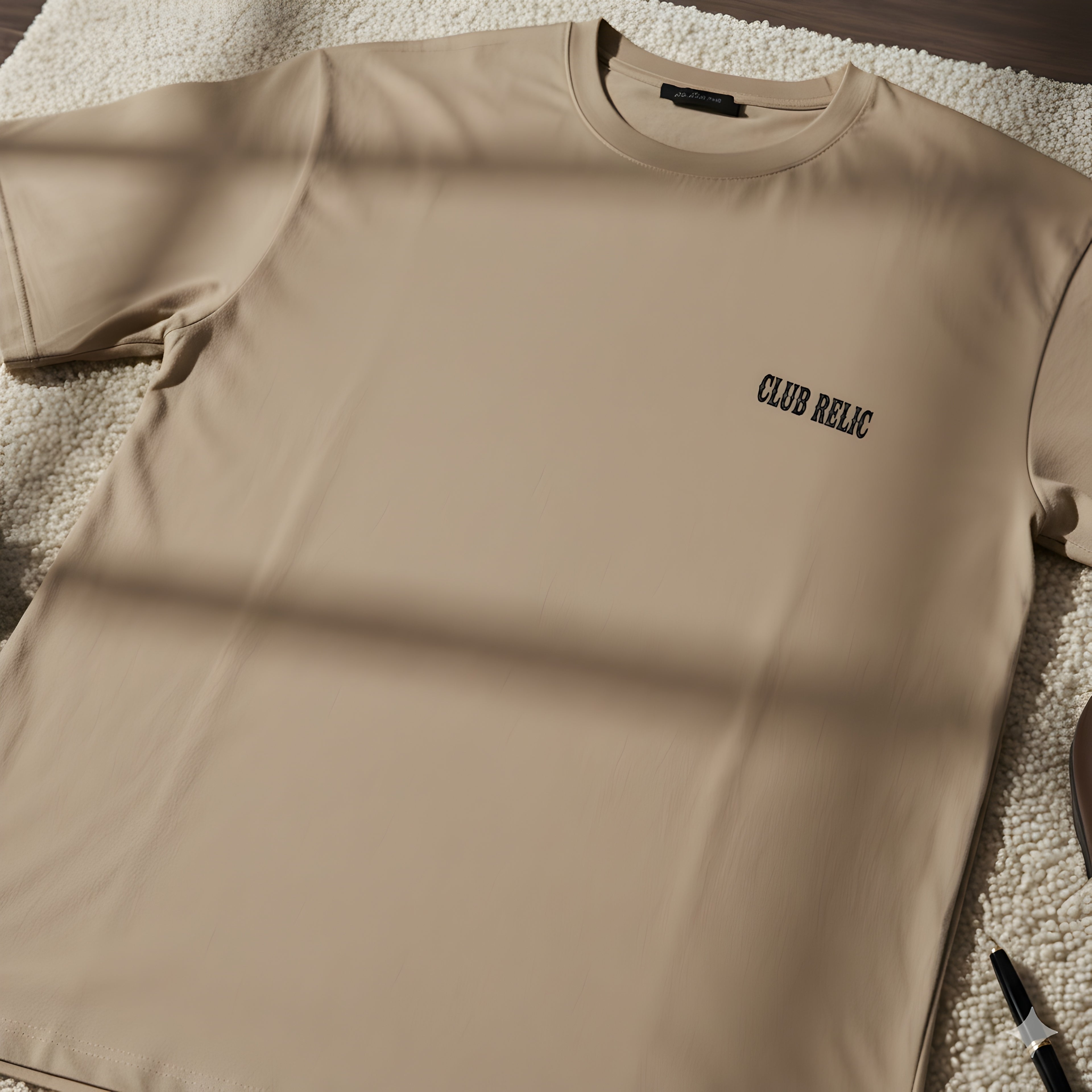 Founder's Club Relic Oversized T-Shirt | 240 GSM Tan Streetwear Tee